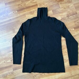 4/$15 Coldwater Creek black turtleneck sweater top